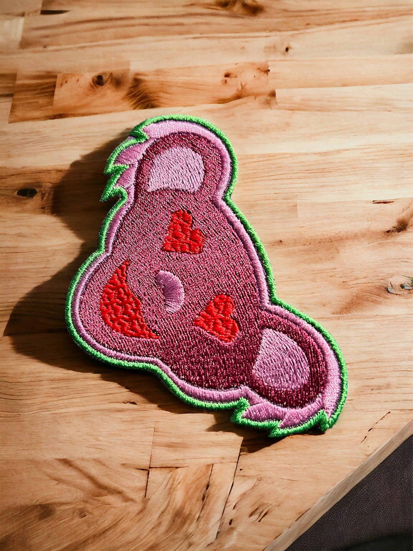 Valentines Day Bear Embroidered Patch Grateful Dead and Co 2.7x4” Iron On Patch Embroidered Hand Made Made To Order