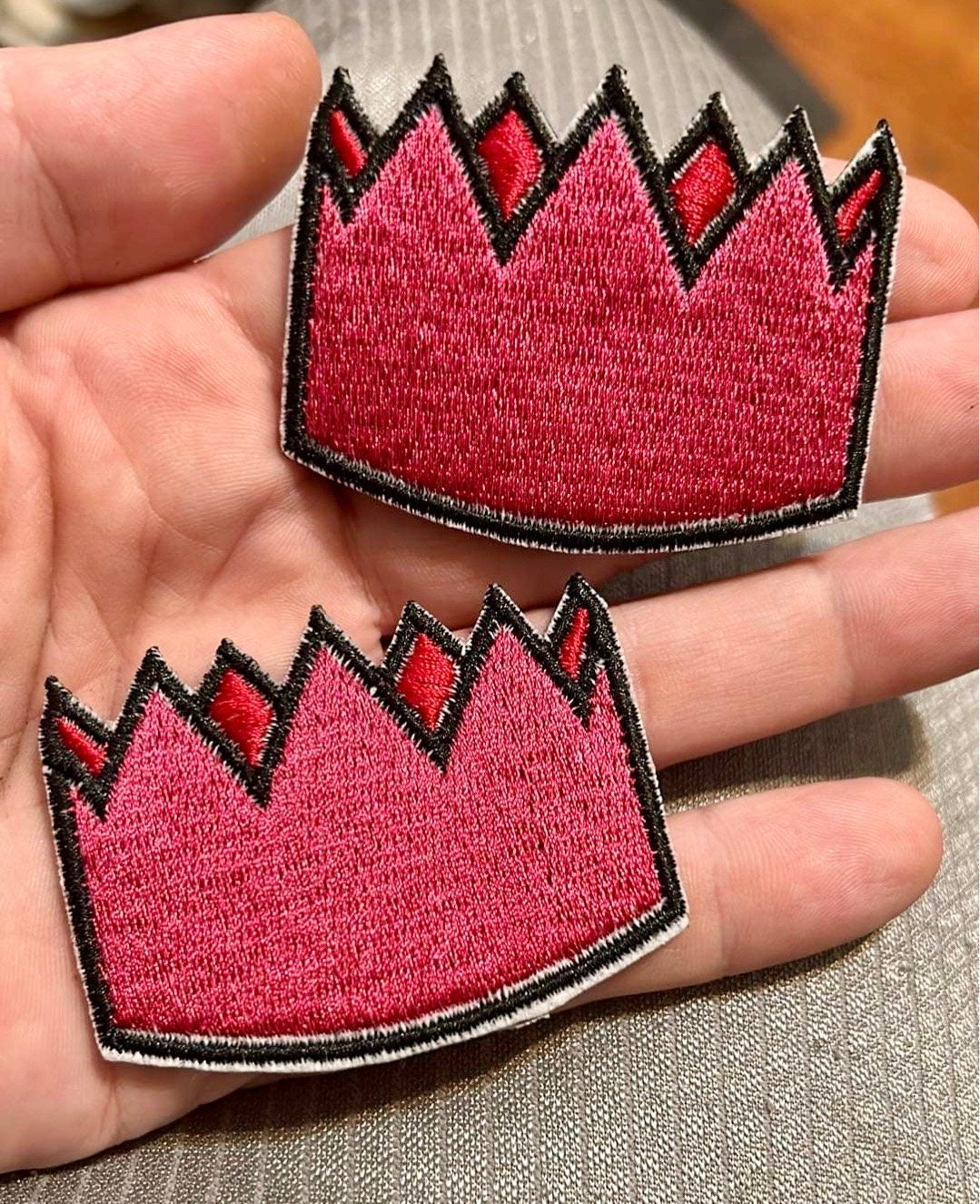 Custom Colors Party Hat Iron On Patch - RuneScape Classic 2.5” in x 2” inch.