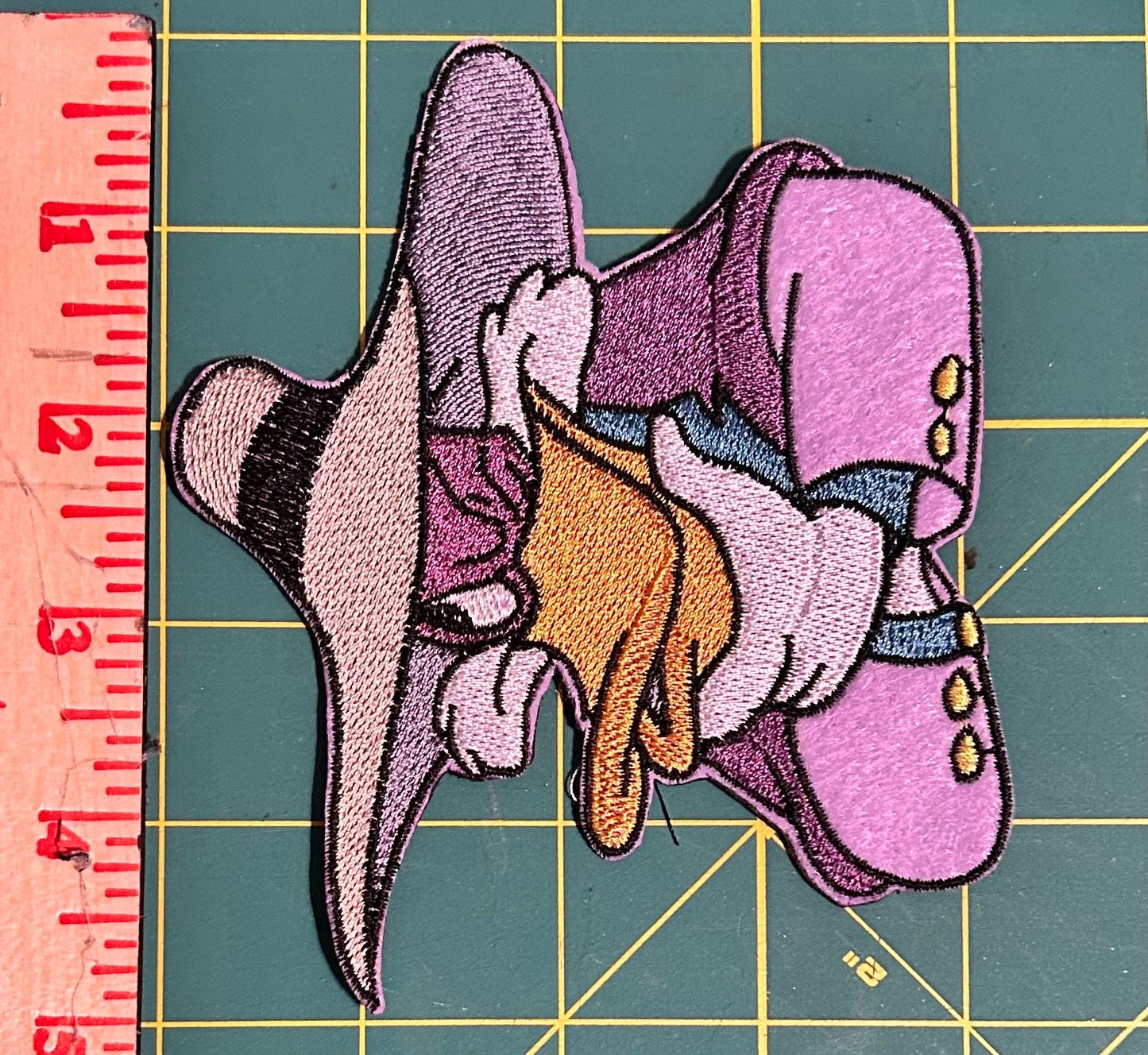 Darkwing Duck Sew On Iron On Patch 5” in x 4” inch