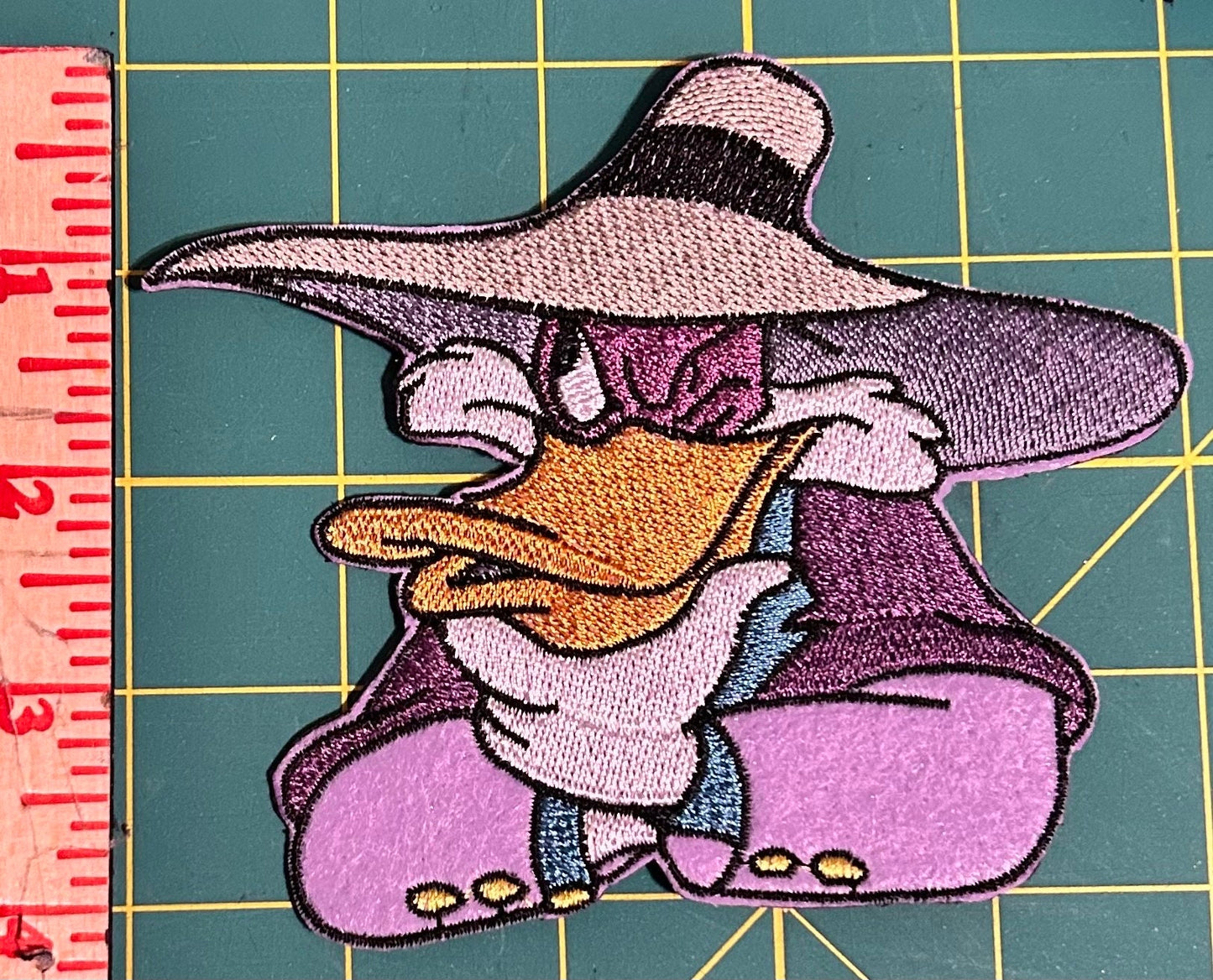 Darkwing Duck Sew On Iron On Patch 5” in x 4” inch