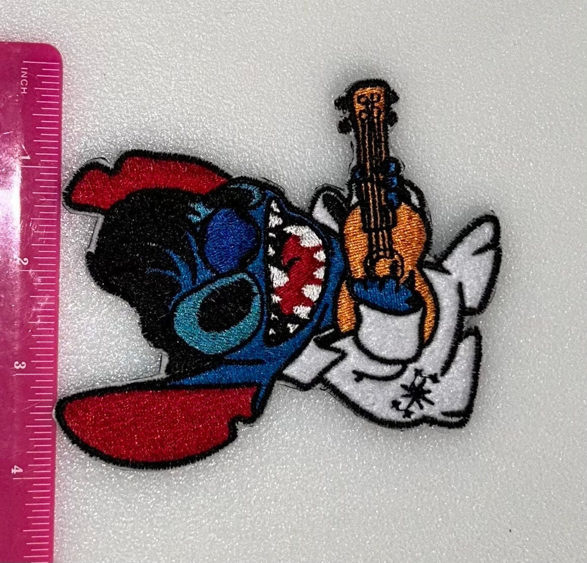 Stitch Elvis Embroidered Patch – Cartoon iron on patch - Meme Patch