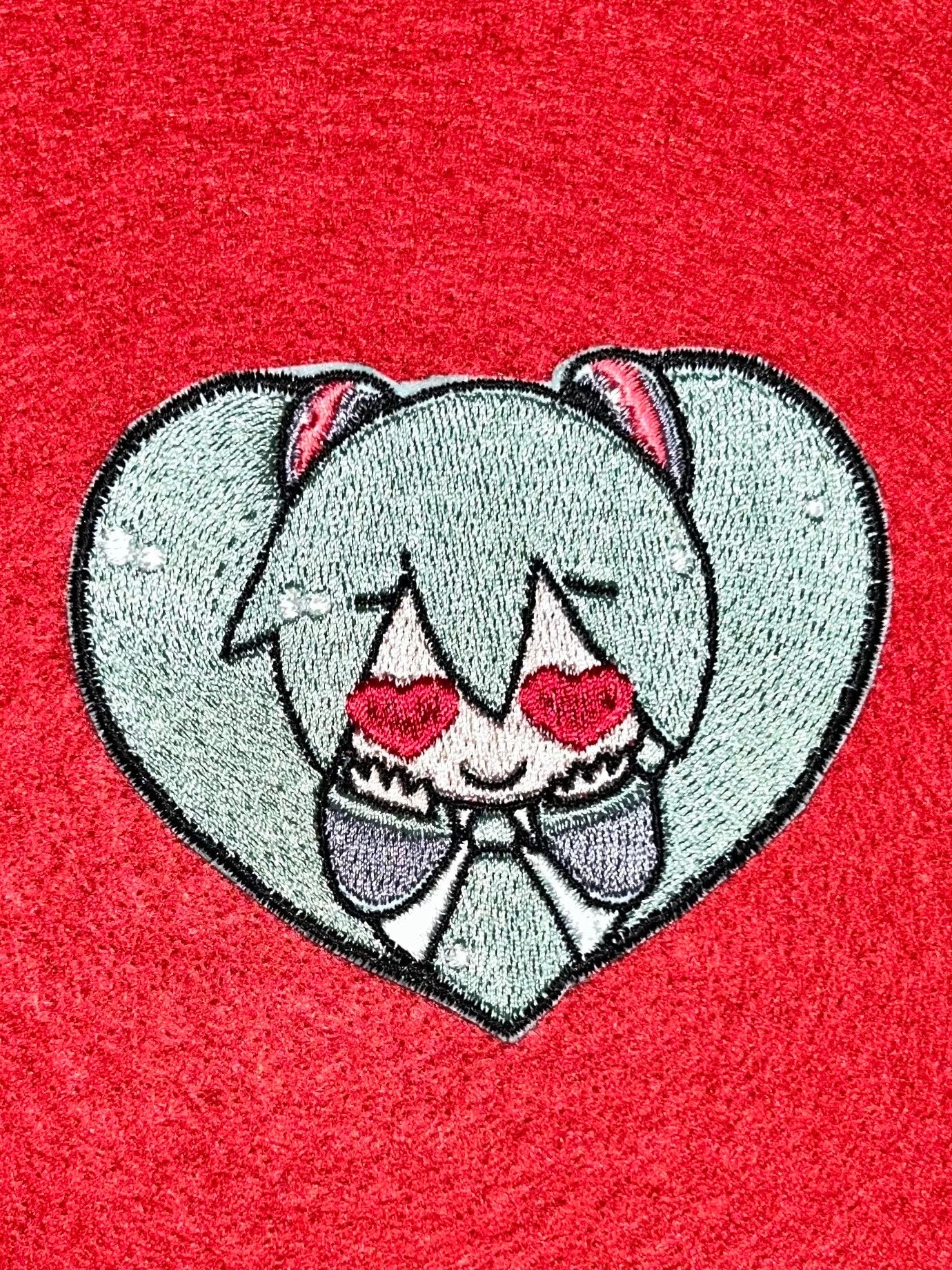 Hatsune Miku Embroidered Patch - 3.25” x 3” - High Quality Felt - Iron-On or Velcro - Handcrafted Fun!
