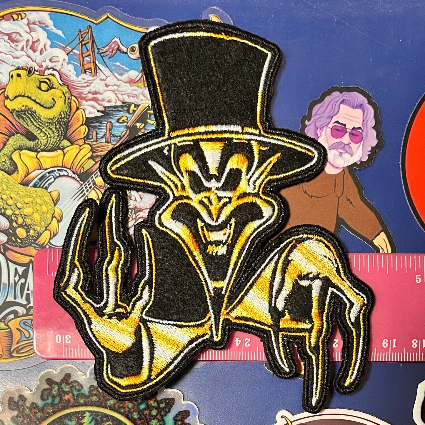 The Ringmaster ICP Patch Verigated Thread 4.5” inch by 5” inches.