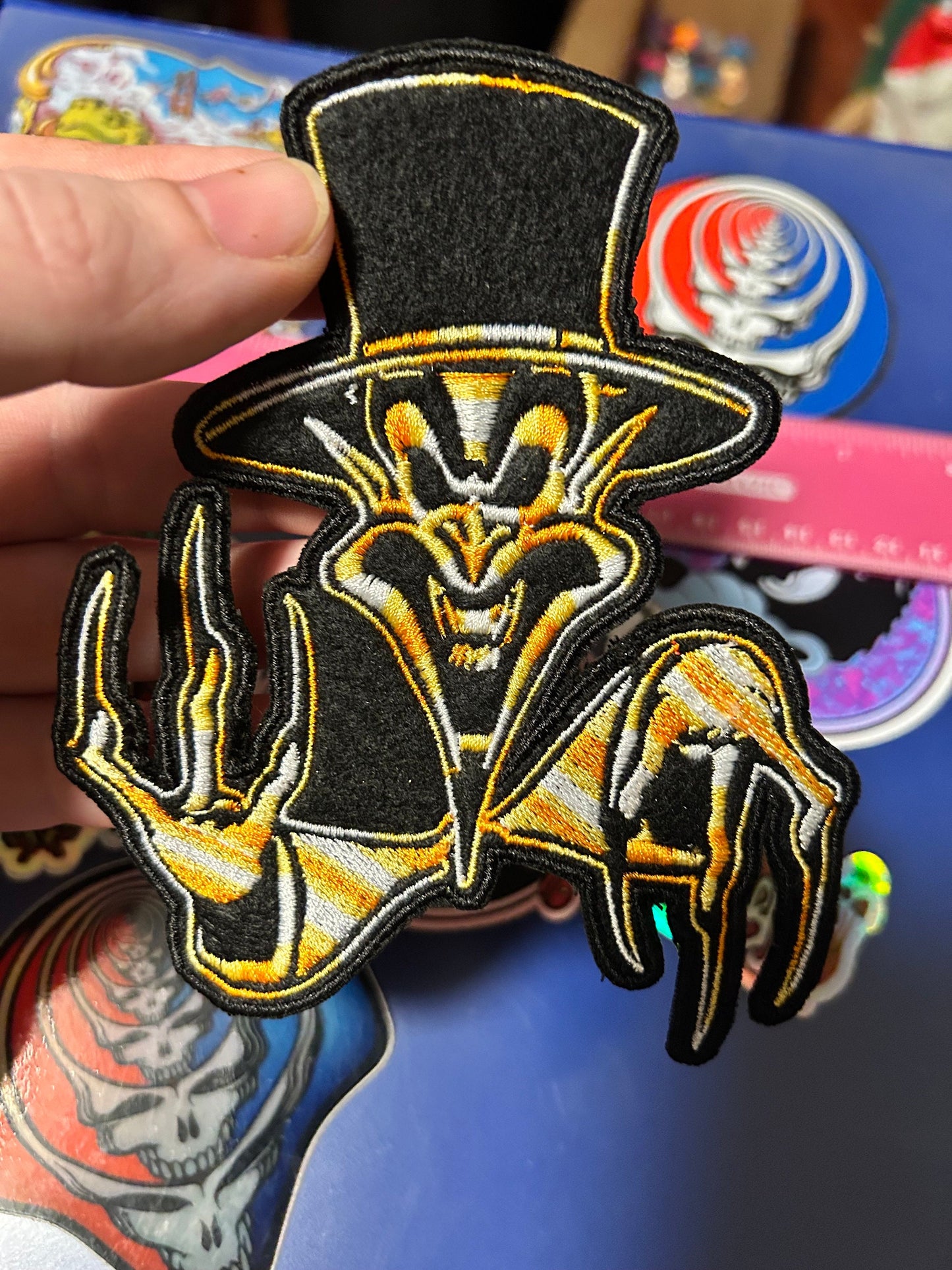 The Ringmaster ICP Patch Verigated Thread 4.5” inch by 5” inches.
