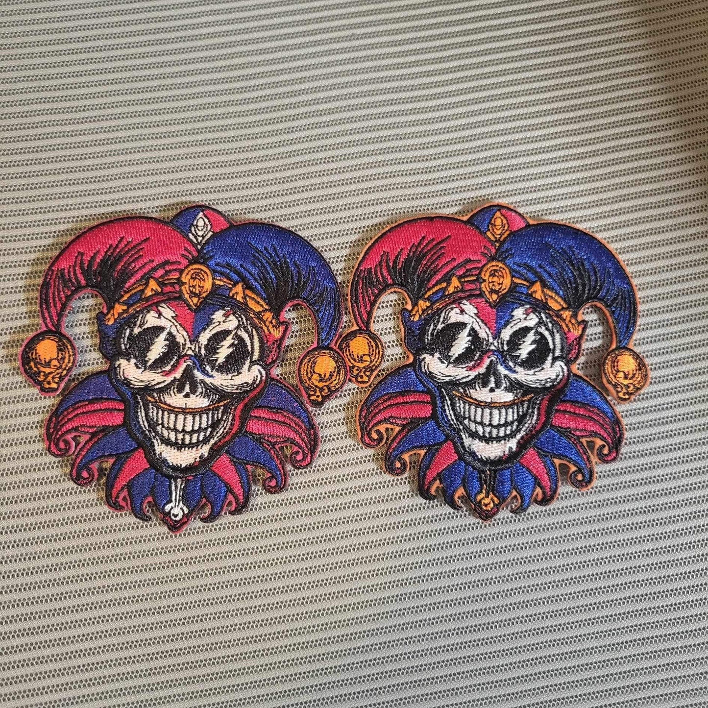 Jester OG Merry Prankster Grateful Dead Stealie 4” Made Made To Order Sew On Patch Stealie