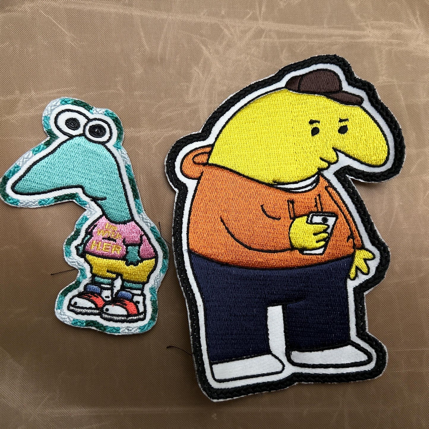 Smormu Iron On Patch Smiling Friends FAN MADE