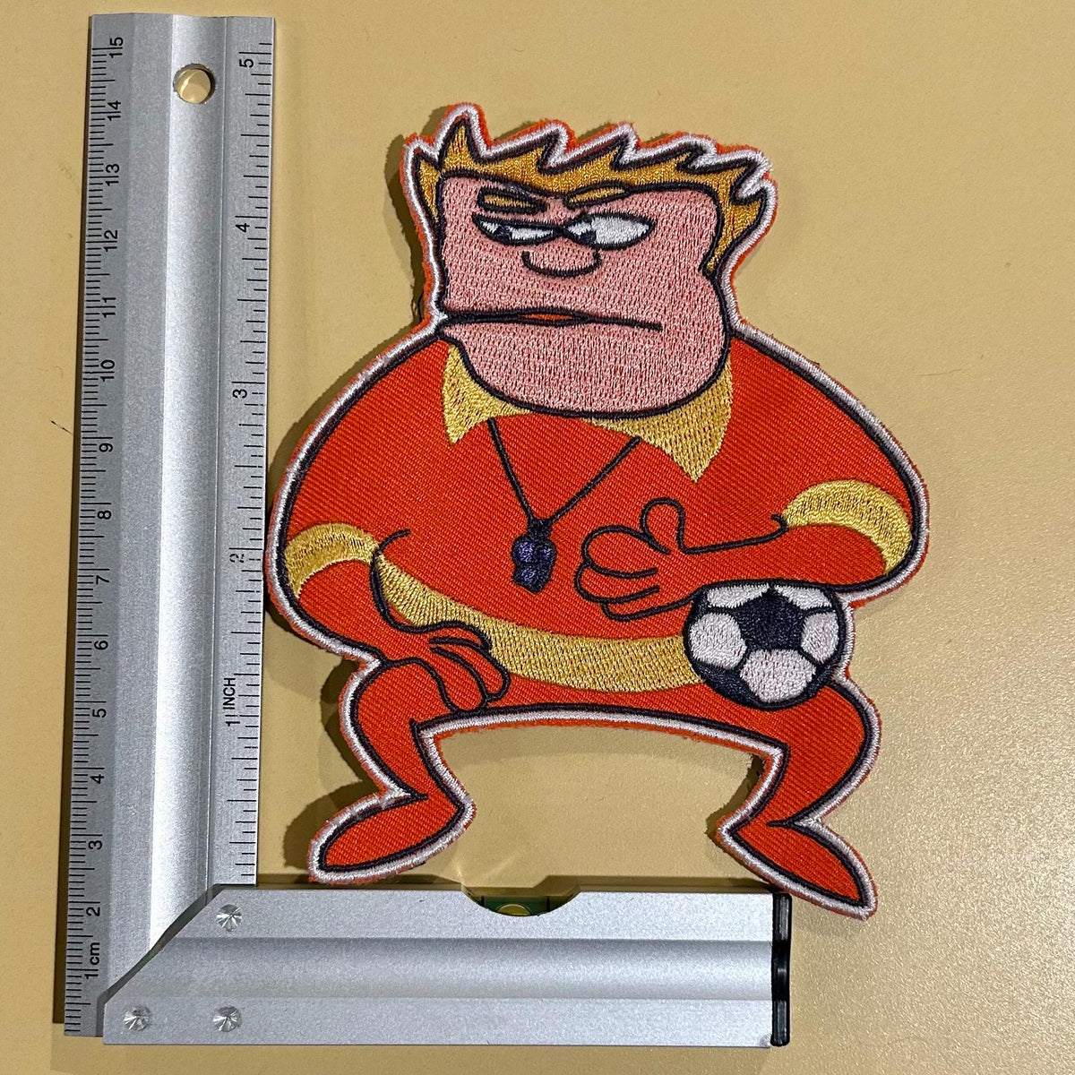 Coach McGuirk Patch – 4.8 Inch Iron On 90s Cartoon