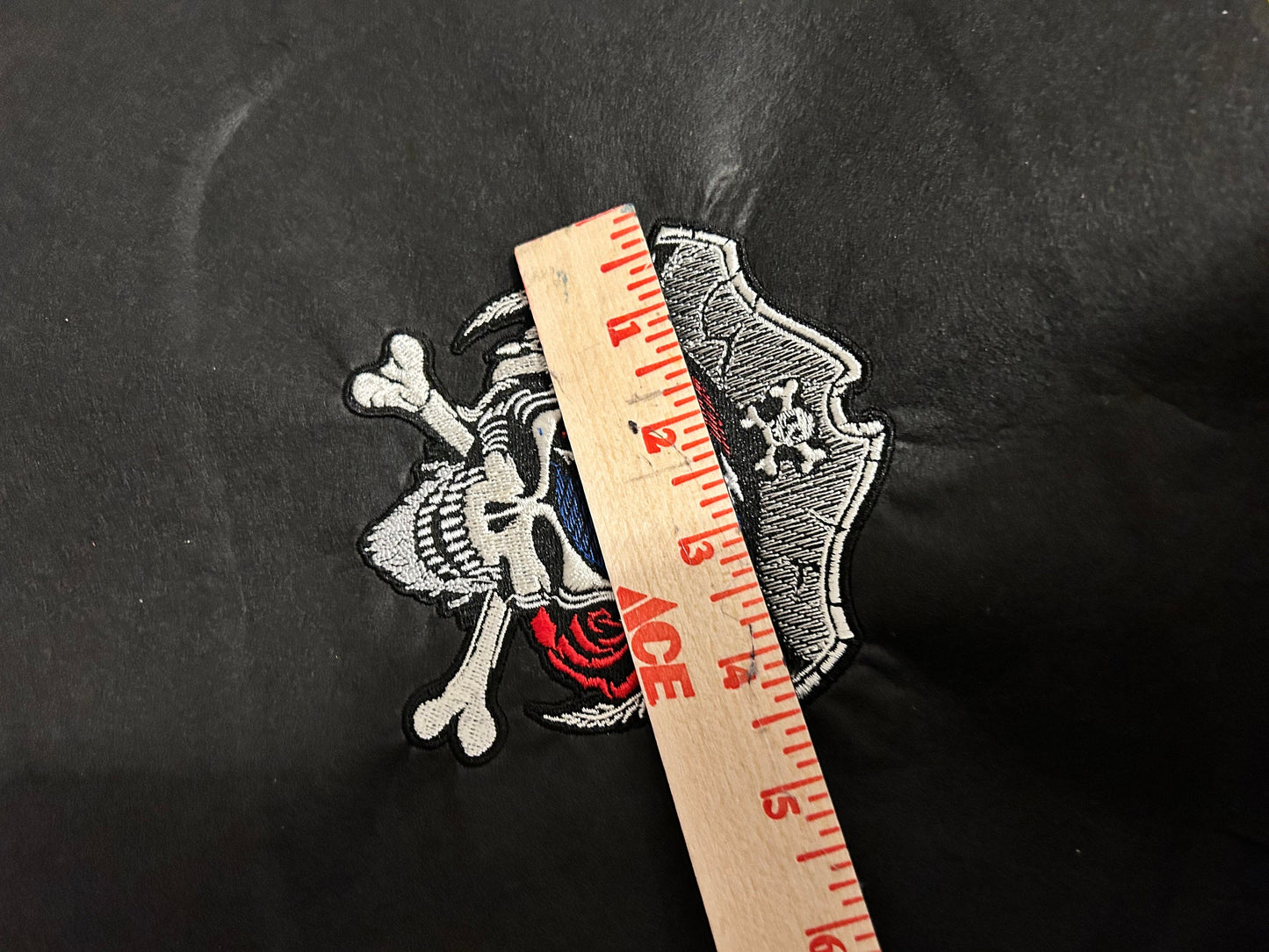Sew on Patch DeadBeard The Dread Pirate Grateful Dead Stealie 4” free standing Hand Made Made To Order Sew On Patch Stealie