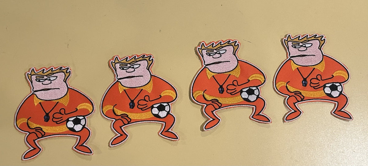 Coach McGuirk Patch – 4.8 Inch Iron On 90s Cartoon