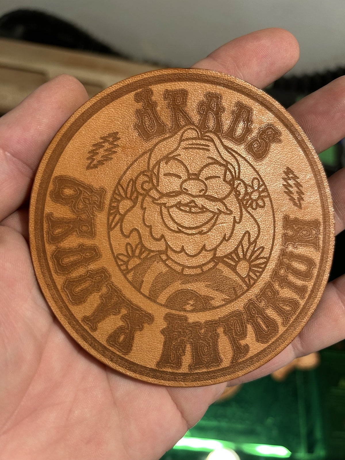 Custom Leather Patch – Laser Engraved With Your Logo or Design, Any Size