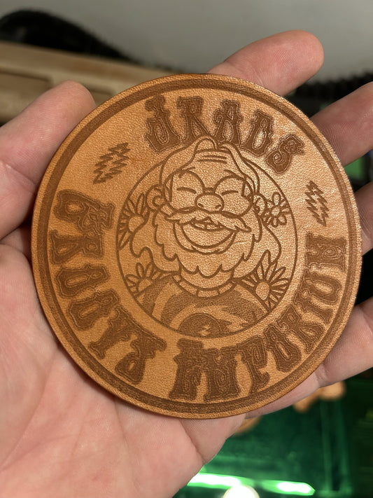 Custom Leather Patch – Laser Engraved With Your Logo or Design, Any Size
