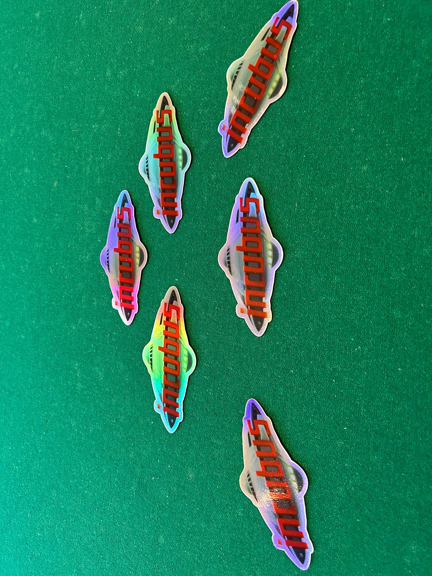 Incubus Antigravity Space Ship Logo Sticker