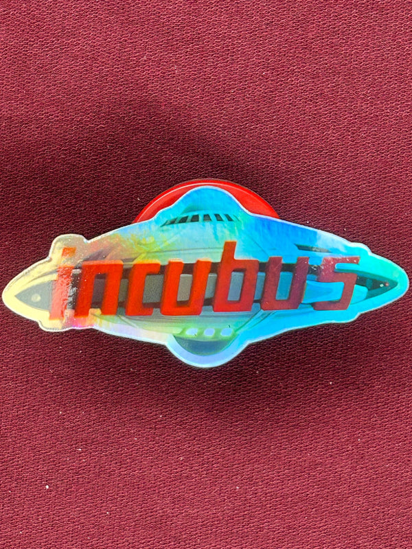 Incubus Antigravity Space Ship Logo Sticker