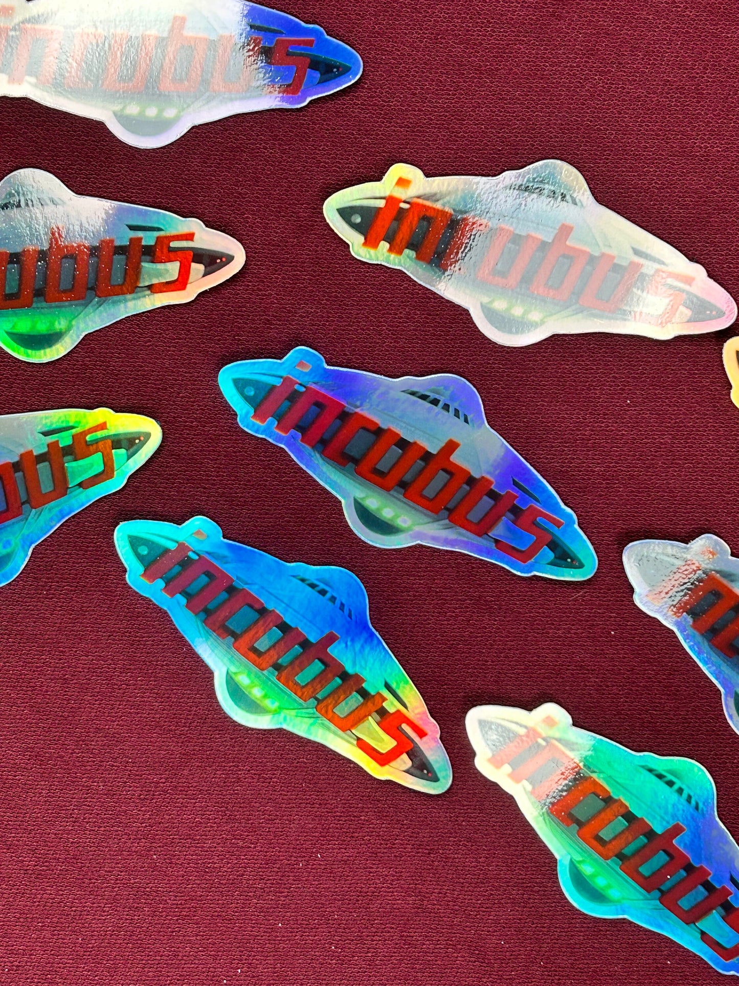Incubus Antigravity Space Ship Logo Sticker