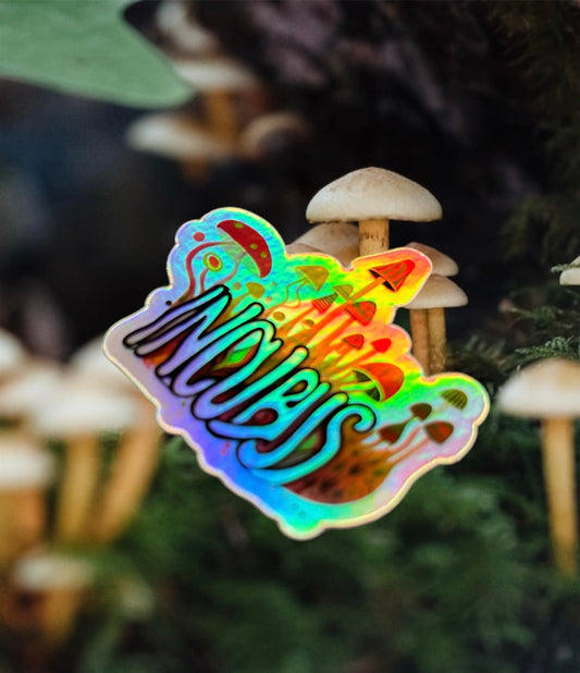 Incubus Fungus Logo Sticker / 3.31” inch x 3/ Holographic / Shroom Mushroom / Die cut
