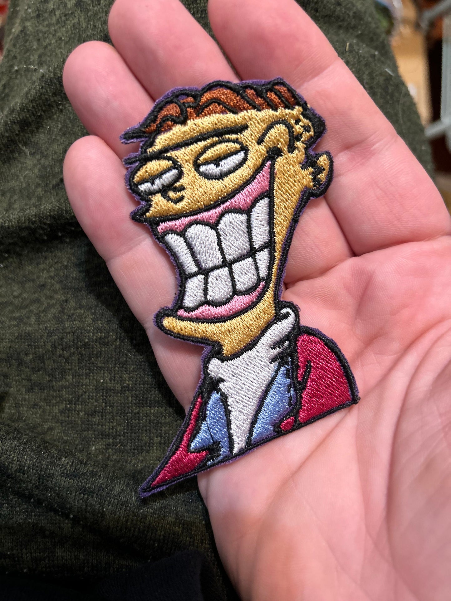 The 3 Ed Boys  – Cartoon iron on patch Ed Ed & Eddy - Meme Patch