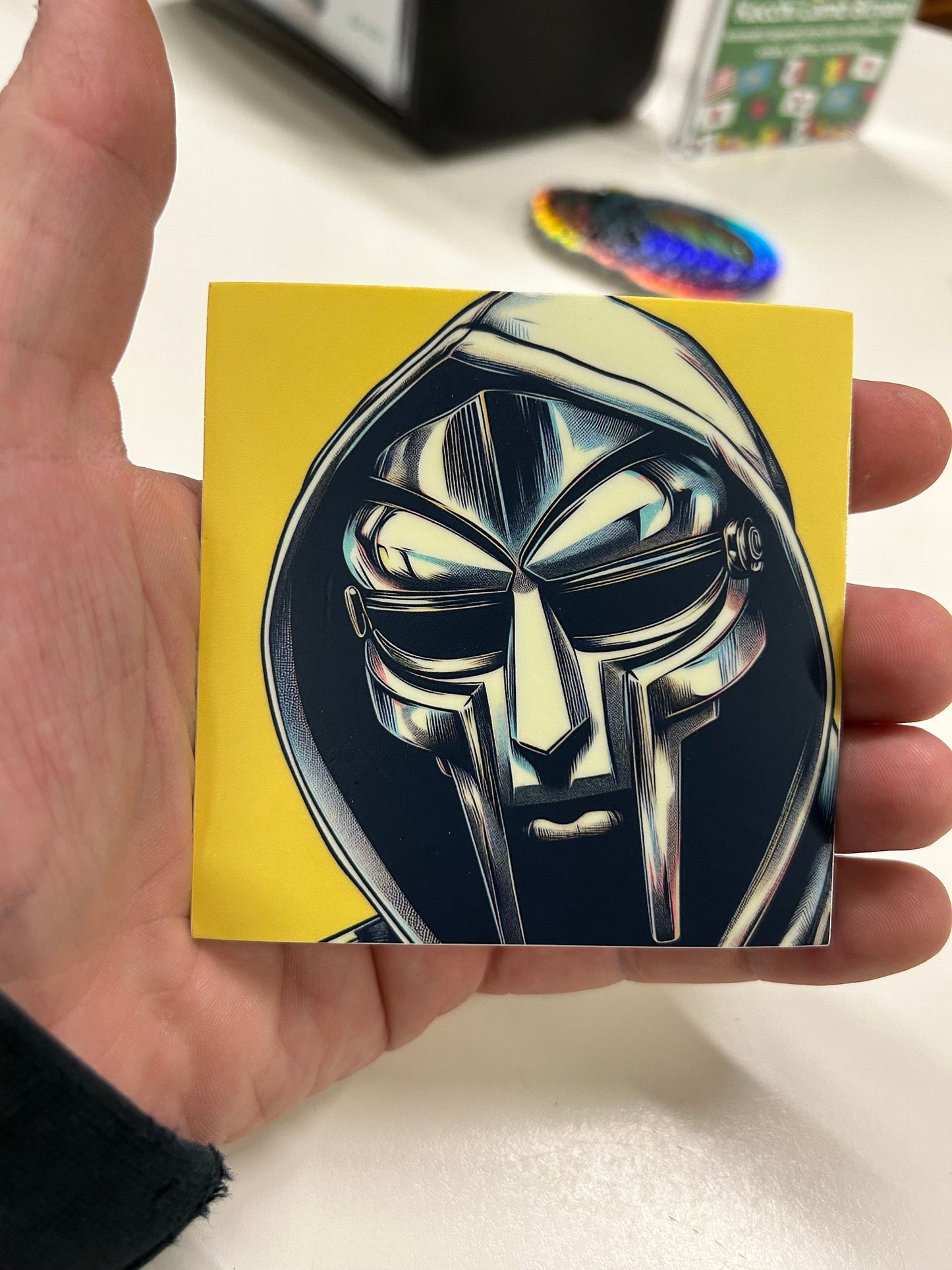MF DOOM 3.5” inch Sticket / UV Resistant / Bumper Sticker / Die Cut Sticker Decal