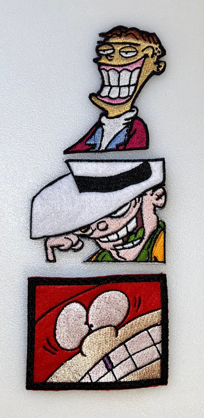 The 3 Ed Boys  – Cartoon iron on patch Ed Ed & Eddy - Meme Patch