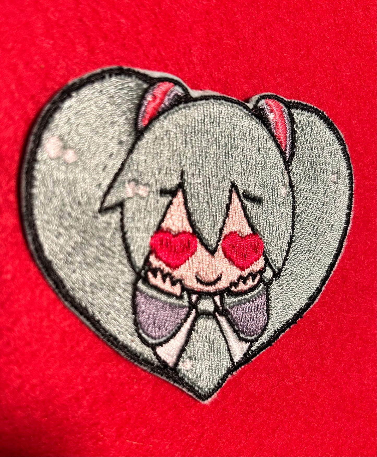 Hatsune Miku Embroidered Patch - 3.25” x 3” - High Quality Felt - Iron-On or Velcro - Handcrafted Fun!