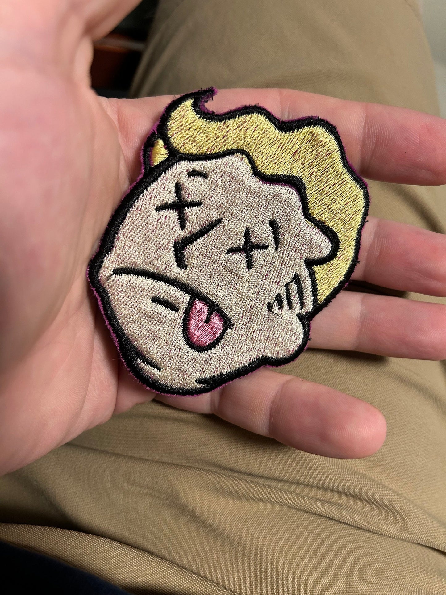 Fallout Vault Boy Patch Iron On 2.8” x 3.5” inches Embroidered