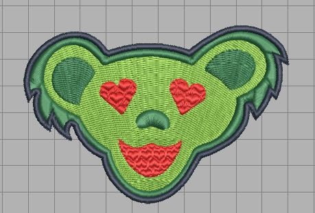 Valentines Dancing Bear 4x4 .Pes, .Jef, .Xxx, .Vp3, .Vip .Hus .Dst