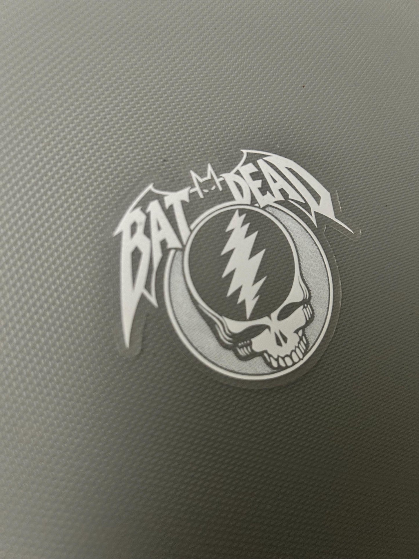 Bat Dead 3" Clear Die-Cut Grateful Dead Sticker