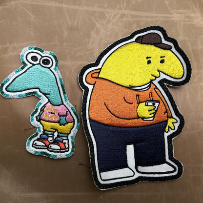 Smormu Iron On Patch Smiling Friends FAN MADE