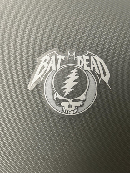 Bat Dead 3" Clear Die-Cut Grateful Dead Sticker