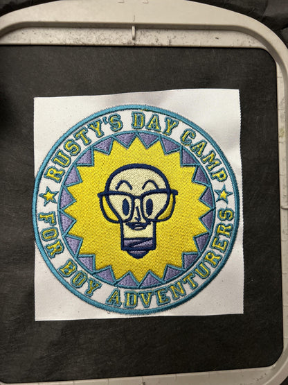 Rusty’s Day Camp Patch - 5 Inch Iron-On or Velcro