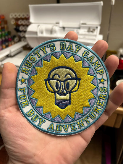 Rusty’s Day Camp Patch - 5 Inch Iron-On or Velcro