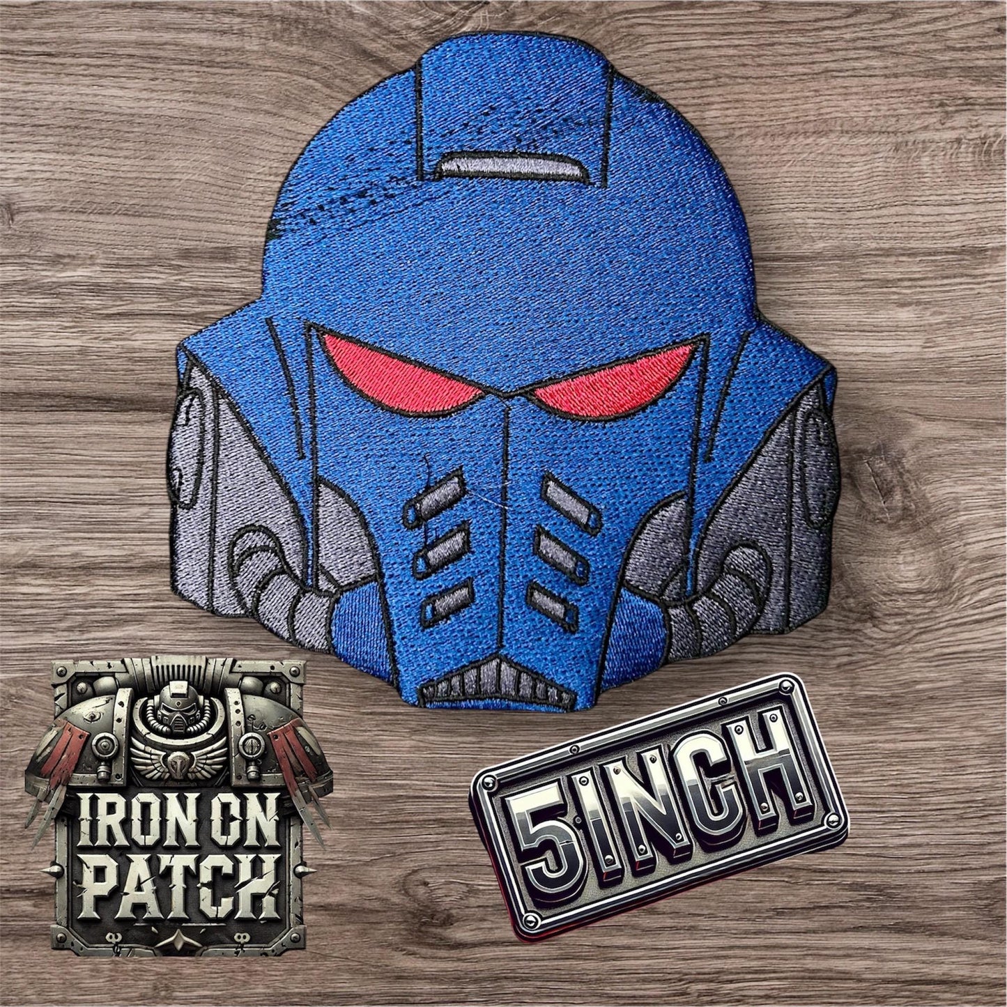Tacticus Patch Helmet Iron On Patch Warhammer