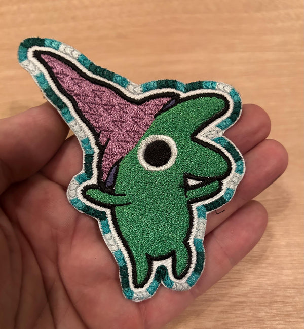 Glep Iron On Patch Smiling Friends