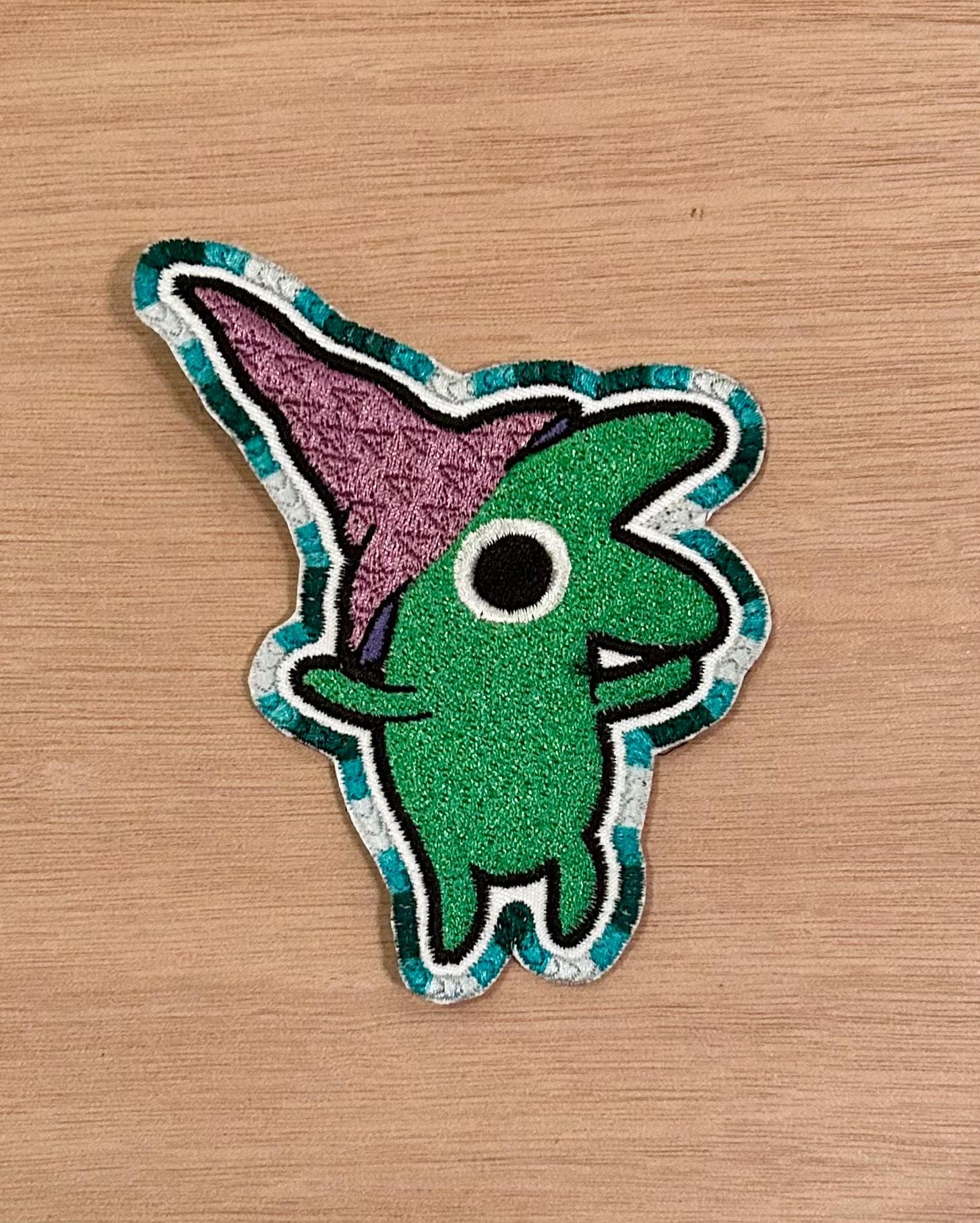 Glep Iron On Patch Smiling Friends