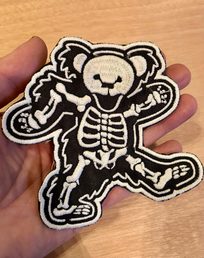 Skeleton Dancing Bear Embroidery File