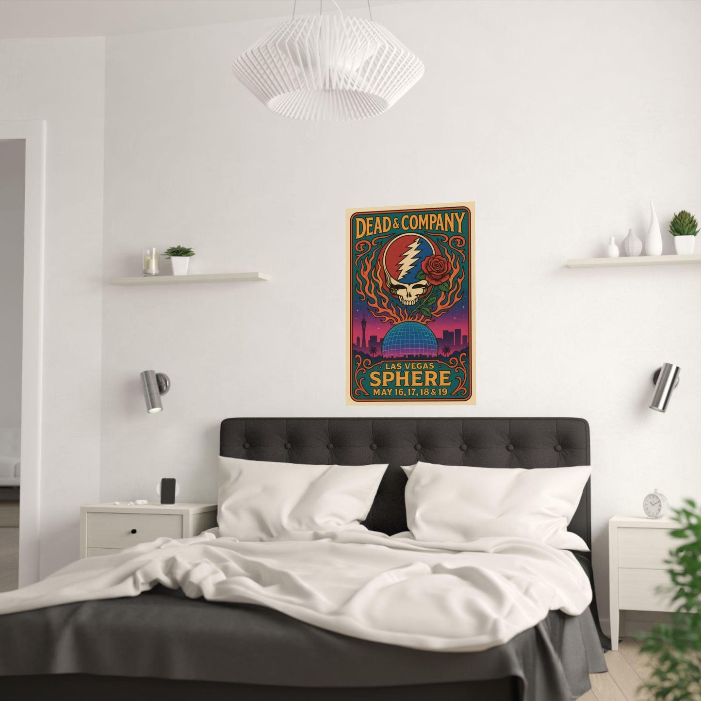 Grateful Dead Vegas Sphere Print Poster