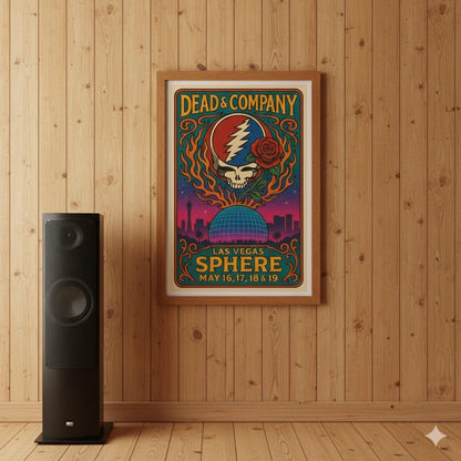 Grateful Dead Vegas Sphere Print Poster