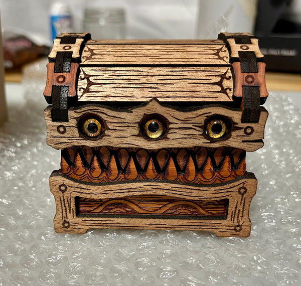 Monster Mimic Chest Exotic Hardwood