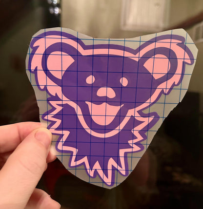 Grateful Dead Dancing Bear Vinyl Decal