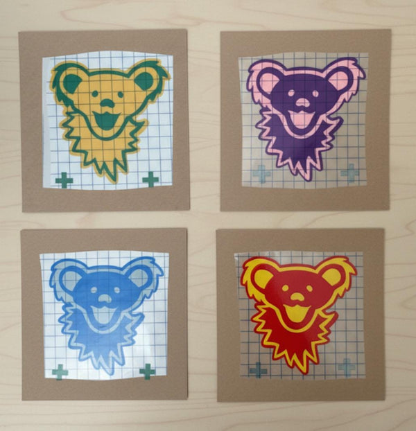 Grateful Dead Dancing Bear Vinyl Decal