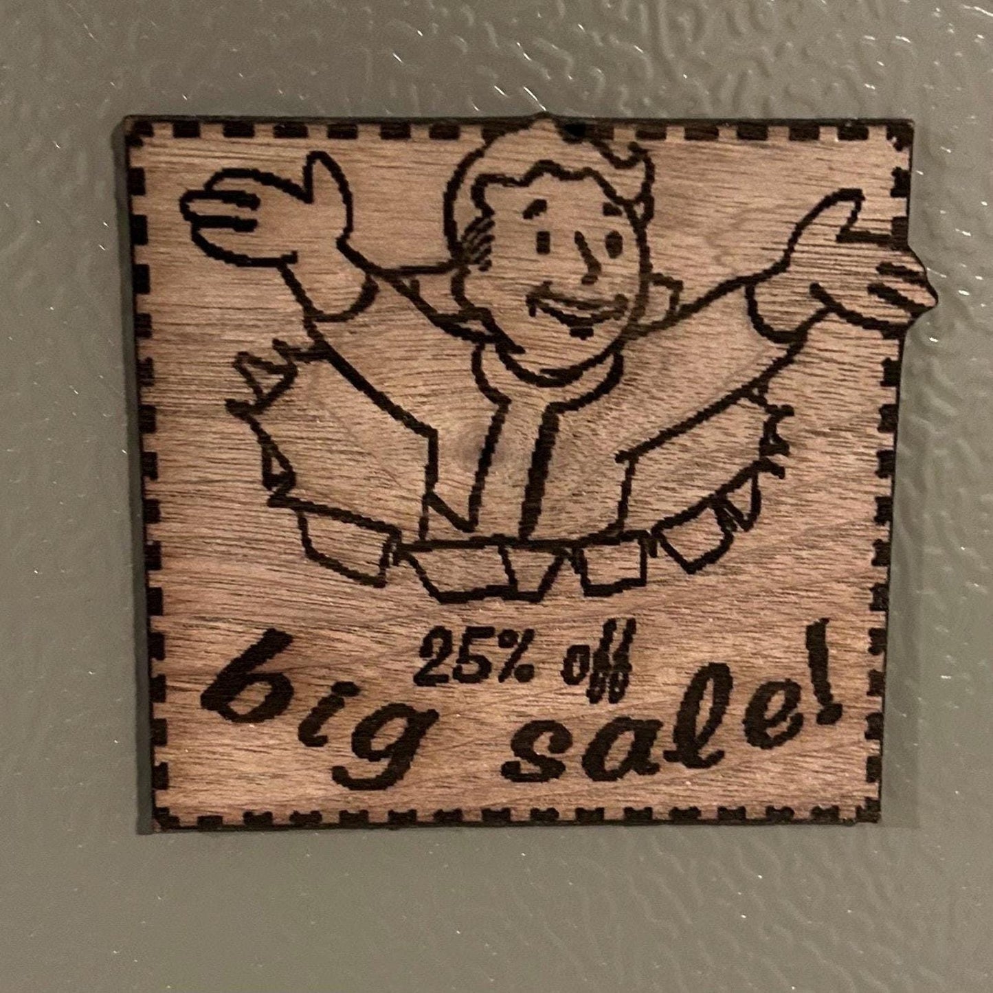 S.P.E.C.I.A.L. Laser-Engraved Wooden Magnet