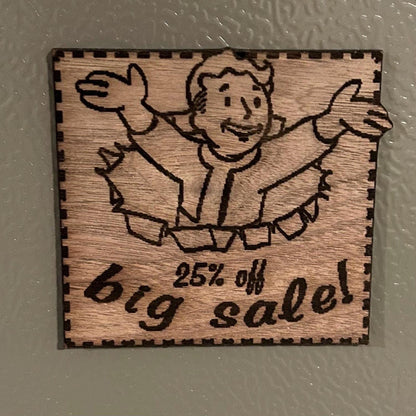 S.P.E.C.I.A.L. Laser-Engraved Wooden Magnet