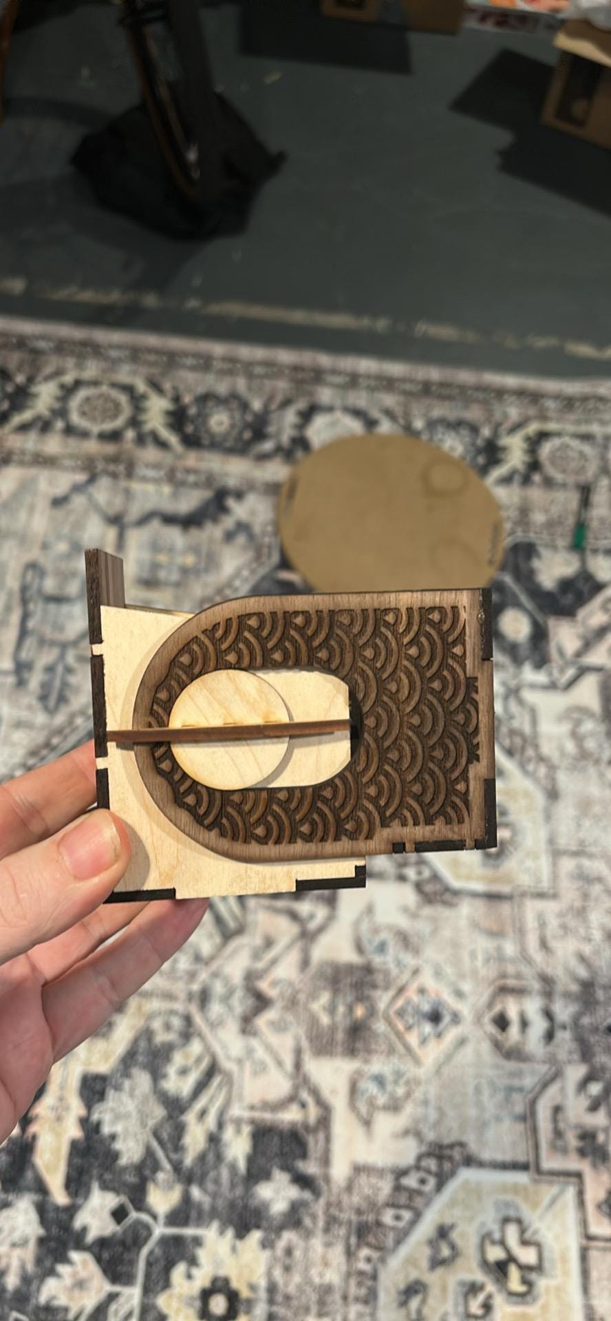 MTG Commander Deck box Walnut and Maple
