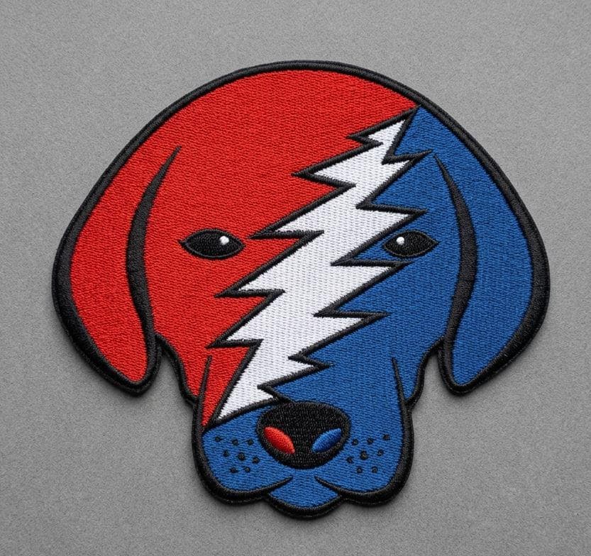 Grateful puppy embroidery design