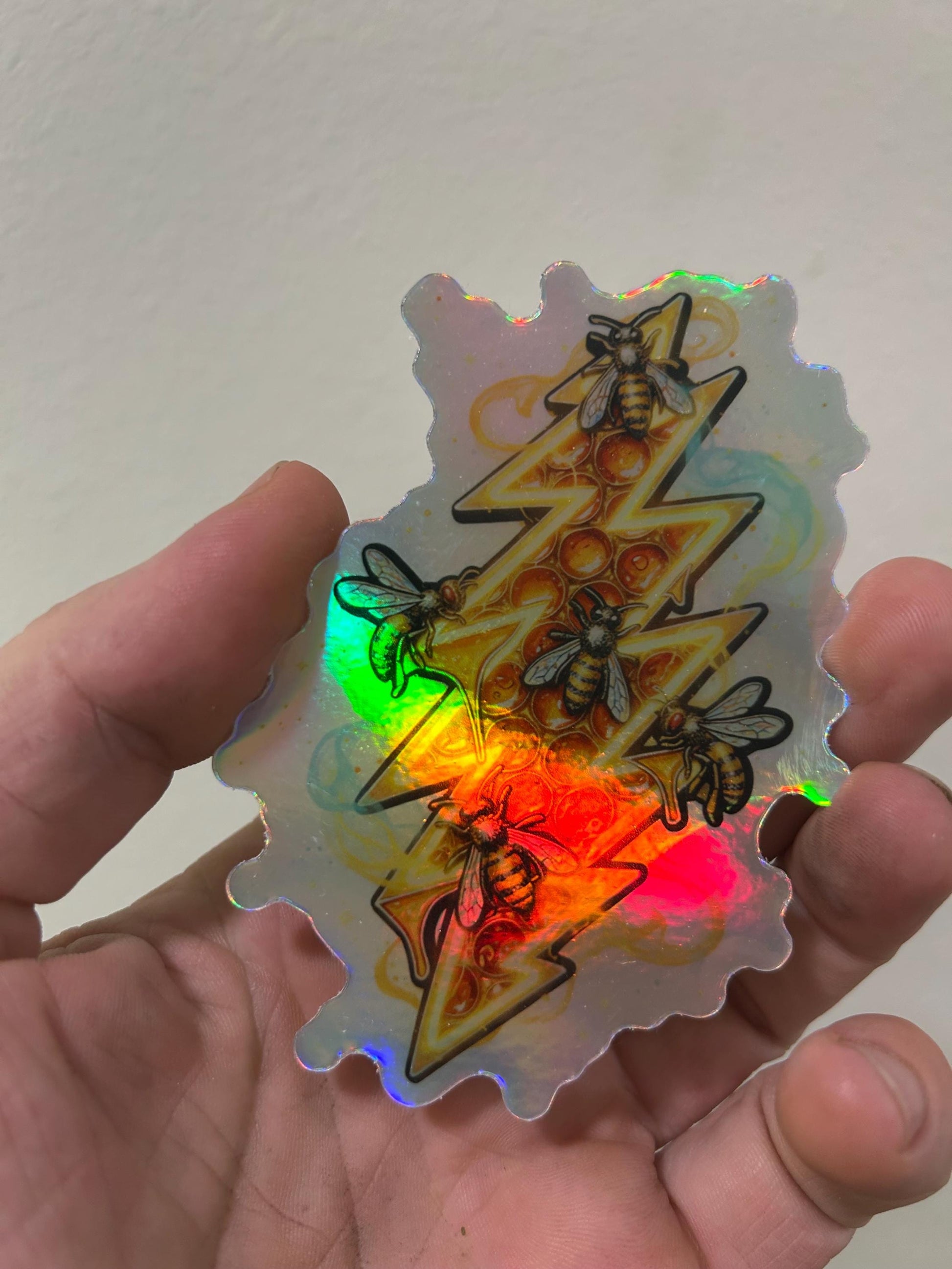 Holographic Grateful Dead Honeycomb Bees Bolt