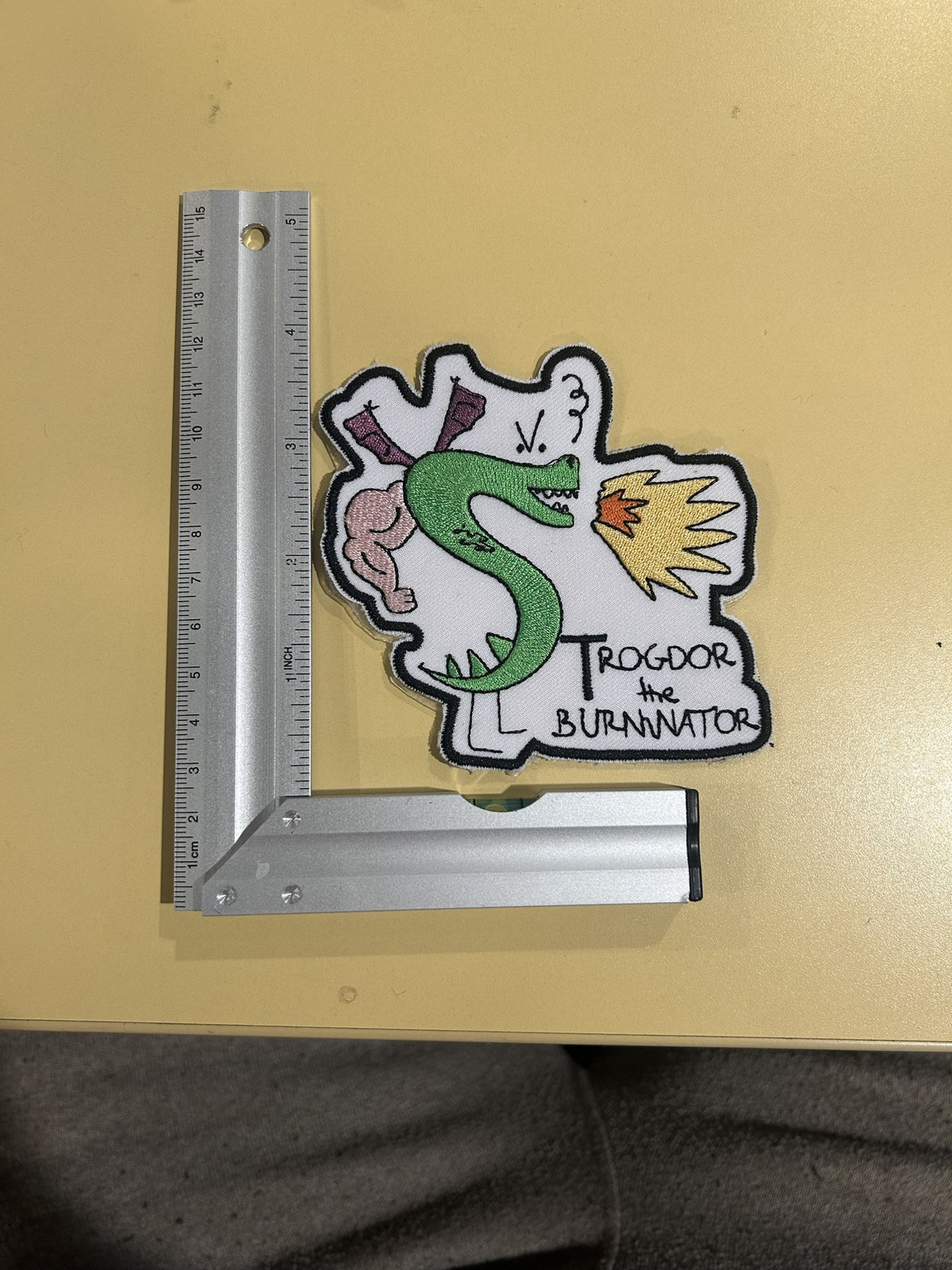 Trogdor the Burninator Patch – 4 Inch Iron On