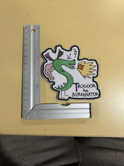 Trogdor the Burninator Patch – 4 Inch Iron On
