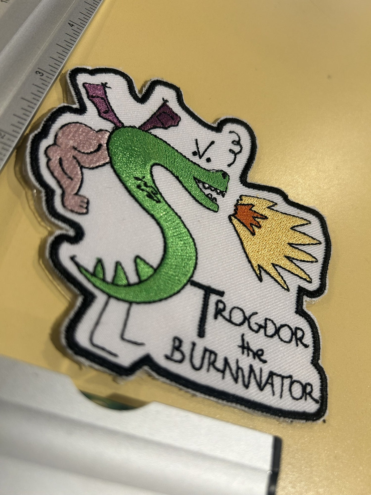 Trogdor the Burninator Patch – 4 Inch Iron On
