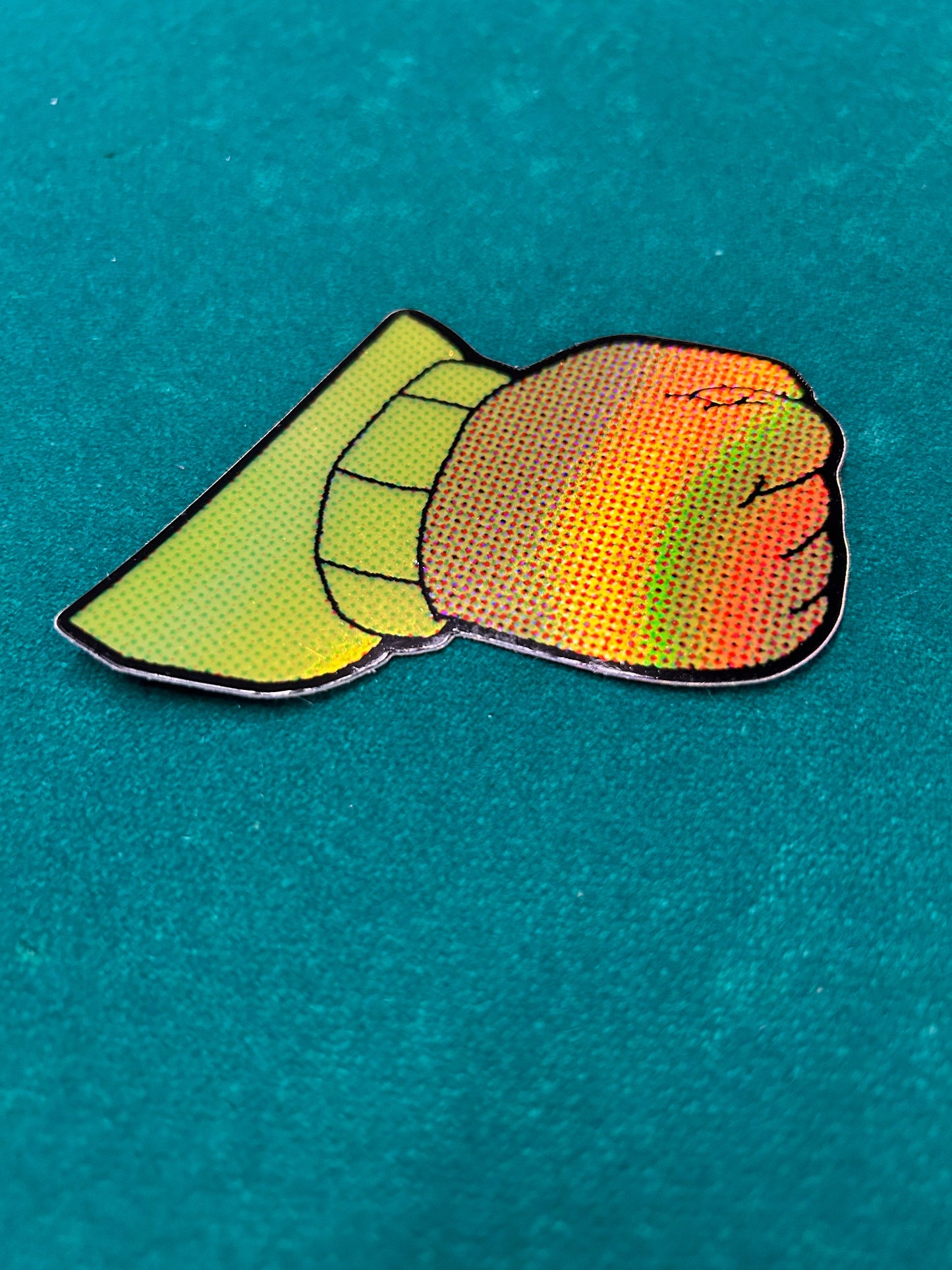 Arthur’s Fist / 3.5” x 3.07” in / Holographic Waterproof