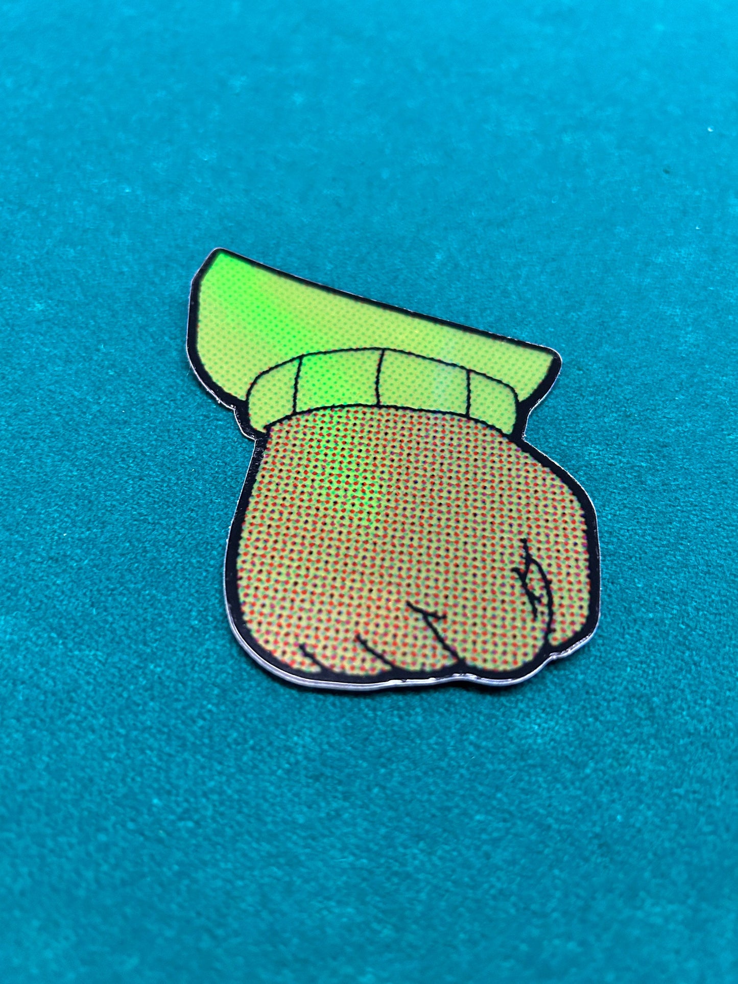 Arthur’s Fist / 3.5” x 3.07” in / Holographic Waterproof