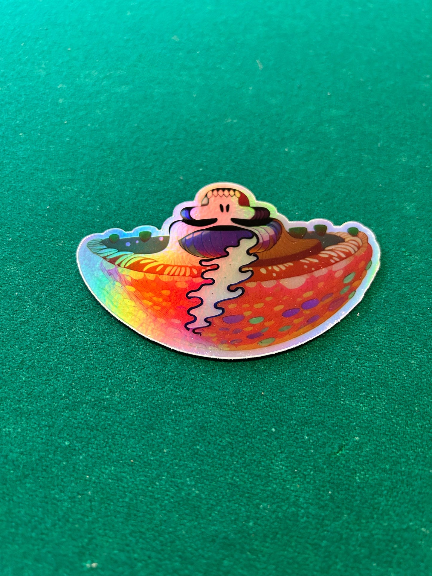 Amanita Mushroom Stealie Skull / 3”x4.24” in